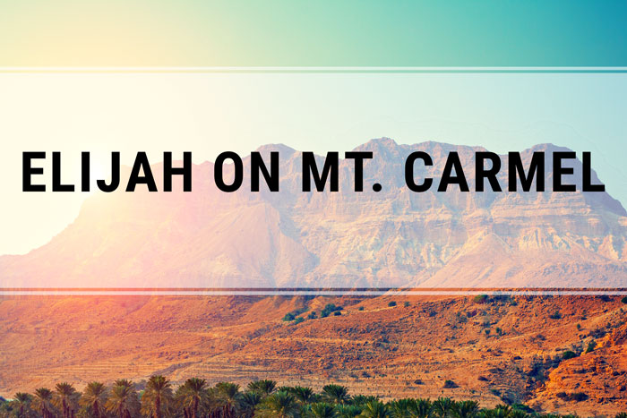 Elijah on Mt Carmel