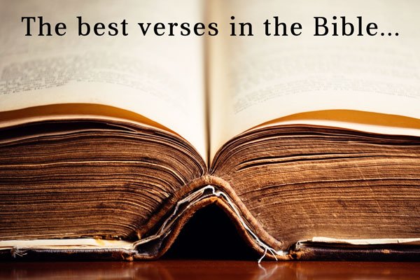 The Best Verses In The Bible – Grace thru faith